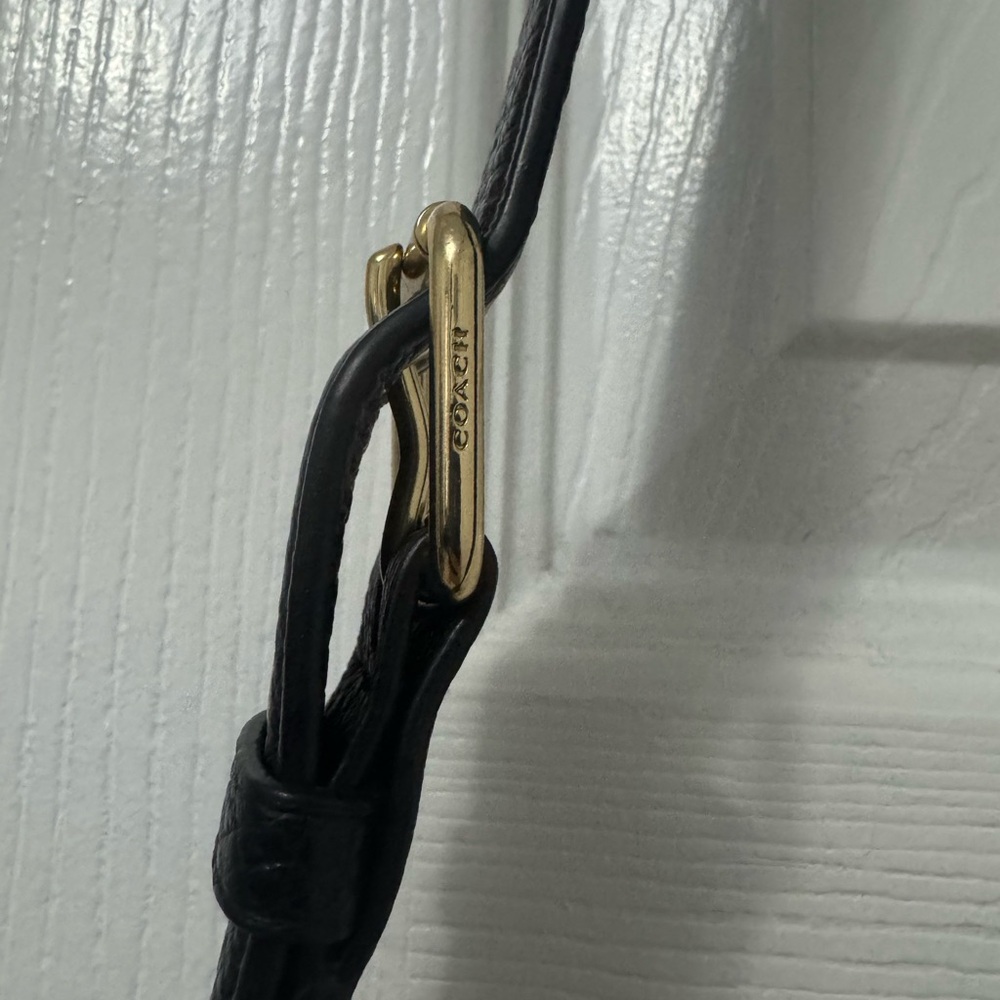 Coach Chocolate Brown Signature Shoulder Bag - Picture 7 of 12